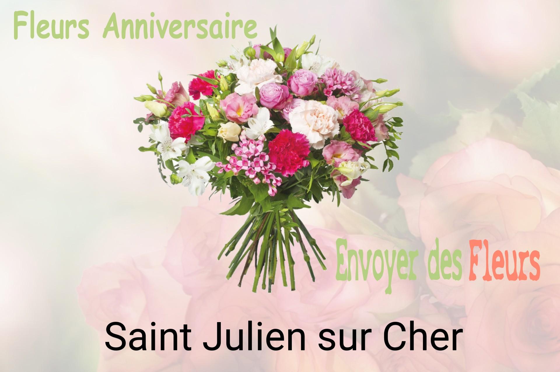 Bouquet de fleurs d’anniversaire livré à Saint-Julien-sur-Cher